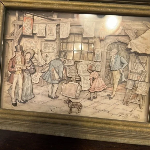 Anton Pieck shadow box art - Picture 2 of 10